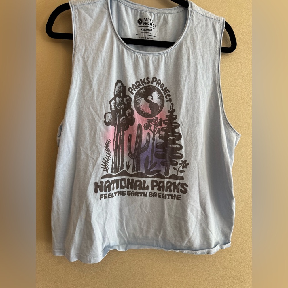 Parks Project light blue Cotton Tank